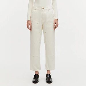 Renggli Boyfriend Fit Work Pant in Chalk